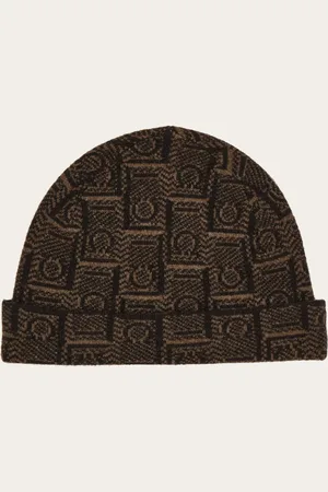 Salvatore Ferragamo Herren Mütze mit -Monogramm