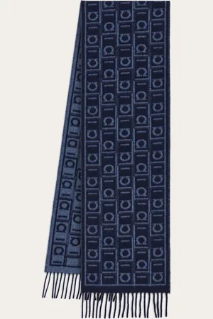 Salvatore Ferragamo Herren Schal Monogram