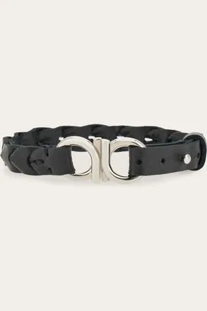 Salvatore Ferragamo Herren Braided Gancini bracelet