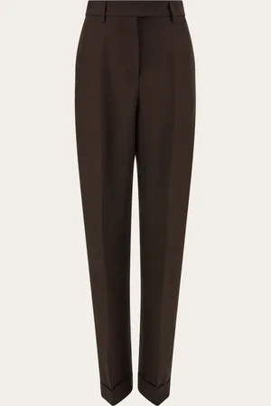 Salvatore Ferragamo Damen Hose mit Aufschlag