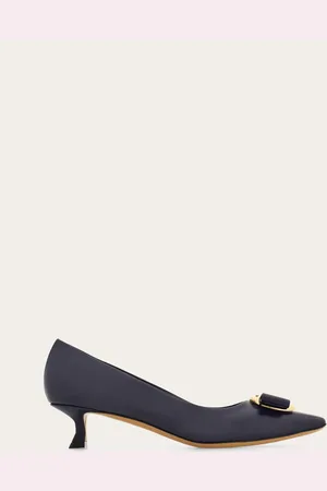 Salvatore Ferragamo Damen New Vara Plate Pump Größe 34.5