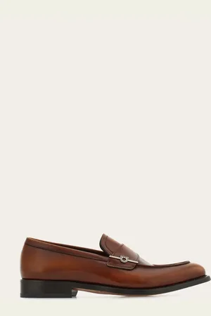 Salvatore Ferragamo Herren Penny-Loafer mit Gancini-Ornament Größe 40