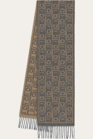 Salvatore Ferragamo Herren Schal Monogram