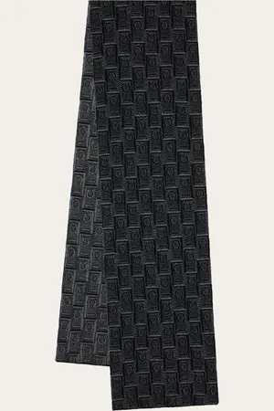 Salvatore Ferragamo Herren Schal mit -Monogramm