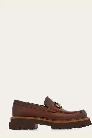 Salvatore Ferragamo Herren Loafer in Mokassin-Machart mit Gancini-Ornament Größe 40.5