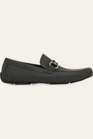 Salvatore Ferragamo Herren Driver-Mokassin mit Gancini-Ornament Größe 40