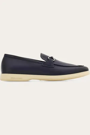 Salvatore Ferragamo Herren Informeller Loafer mit Gancini-Ornament Größe 39