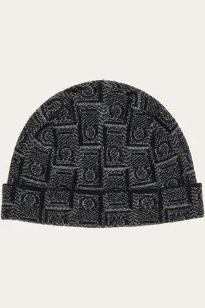 Salvatore Ferragamo Herren Mütze mit -Monogramm