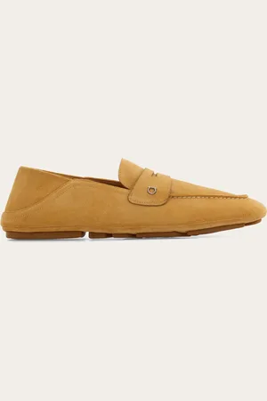 Salvatore Ferragamo Herren Hybrider Driver-Mokassin mit Gancini-Ornament Größe 40.5