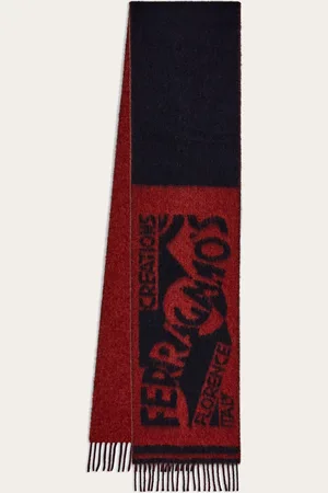 Salvatore Ferragamo Herren Schal mit Venna Logo