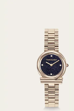 Salvatore Ferragamo Damen Gancini Twisted Uhr