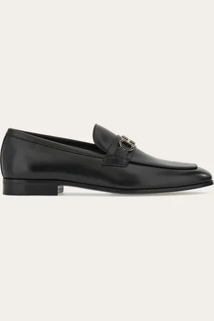 Salvatore Ferragamo Herren Loafer in Mokassin-Machart mit Gancini-Ornament Größe 40