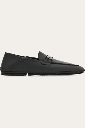 Salvatore Ferragamo Herren Hybrider Driver-Mokassin mit Gancini-Ornament Größe 40
