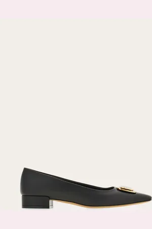 Salvatore Ferragamo Damen New Vara Plate Pump Größe 35.5