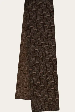 Salvatore Ferragamo Herren Schal mit -Monogramm