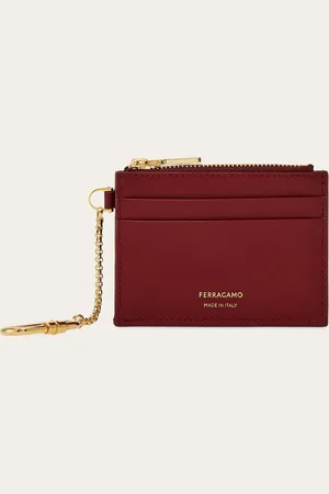 Salvatore Ferragamo Damen Kartenetui mit Schlüsselanhänger