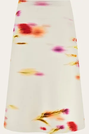 Salvatore Ferragamo Damen Rock mit Blossom-Print