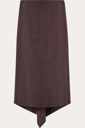Salvatore Ferragamo Damen Asymmetrischer Rock