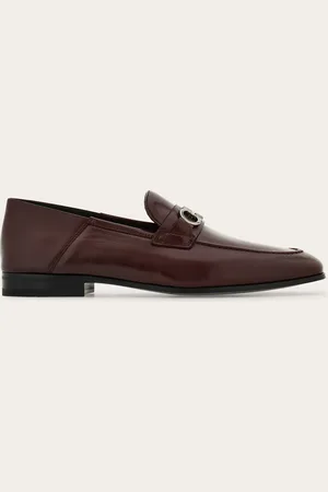 Salvatore Ferragamo Herren Hybrid-Loafer mit Gancini-Ornament Größe 40.5