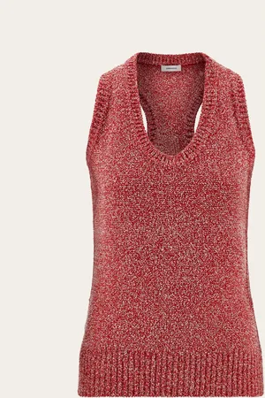 Salvatore Ferragamo Damen Bouclé-Tanktop
