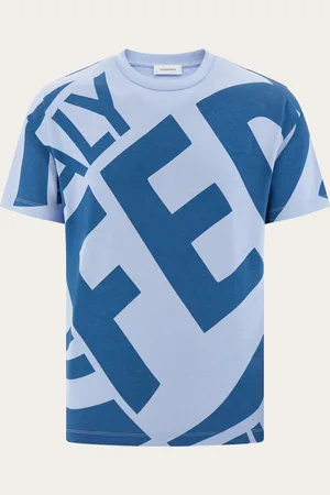 Salvatore Ferragamo Herren T-Shirt mit Grafik-Print