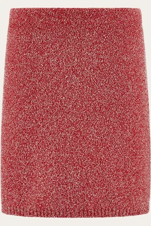 Salvatore Ferragamo Damen Bouclé-Minirock