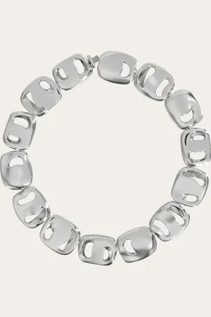 Salvatore Ferragamo Damen Kurze Halskette Vara-Schnalle