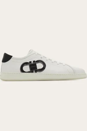 Salvatore Ferragamo Herren Sneaker mit Doppel-Gancini Größe 40