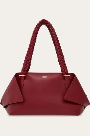 Salvatore Ferragamo Damen Gefaltete schultertasche (L)