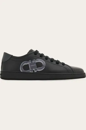 Salvatore Ferragamo Herren Sneaker mit Doppel-Gancini Größe 40.5