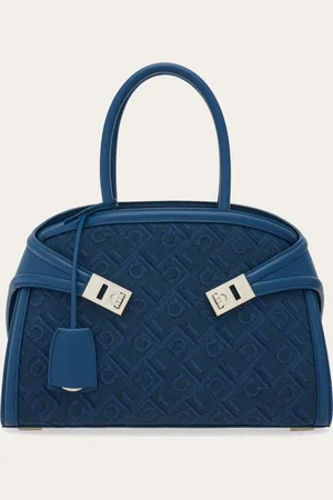 Salvatore Ferragamo Damen Monogram Handtasche Hug (M)