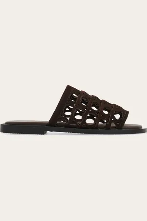 Salvatore Ferragamo Herren Gancini Sandale Größe 41