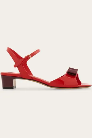 Salvatore Ferragamo Damen Sandalen mit Vara-Schleife Größe 35