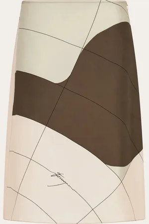 Salvatore Ferragamo Damen Rock aus bedruckter Seide