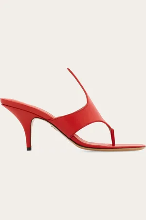 Salvatore Ferragamo Damen Zehensandalen mit grafischem Detail Größe 35.5