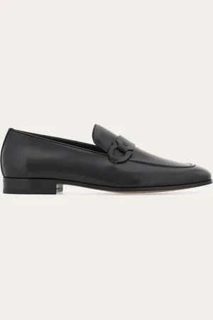 Salvatore Ferragamo Herren Loafer mit Gancini-Ornament Größe 39