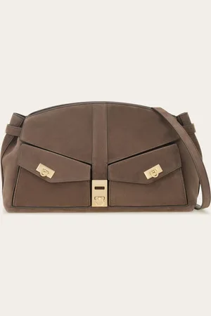 Salvatore Ferragamo Damen Hug Umhängetasche Multipocket (L)
