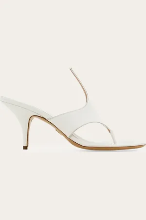 Salvatore Ferragamo Damen Zehensandalen mit grafischem Detail Größe 35.5