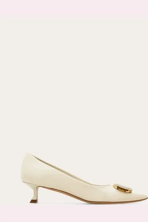 Salvatore Ferragamo Damen Bridal - Pumps mit Vara-Plakette Größe 35