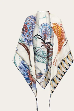 Salvatore Ferragamo Damen Giada print sarong top