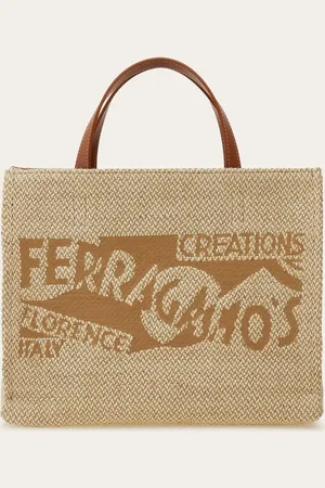 Salvatore Ferragamo Damen Totebag mit Logo (M)
