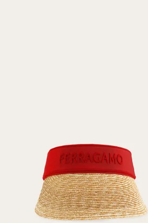 Salvatore Ferragamo Damen Visor with signature
