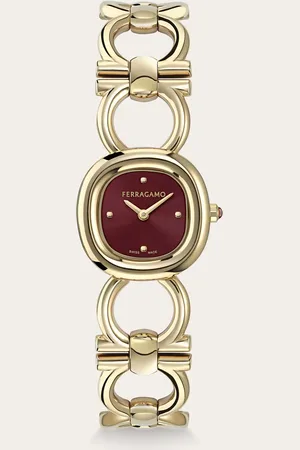 Salvatore Ferragamo Damen Double Gancini Uhr