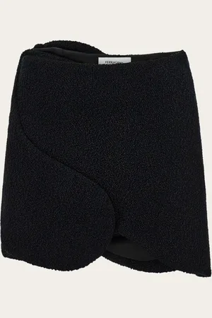 Salvatore Ferragamo Damen Asymmetrischer Minirock