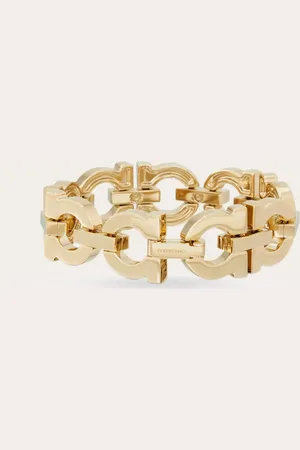 Salvatore Ferragamo Damen Gancini Armreif – Größe M/L