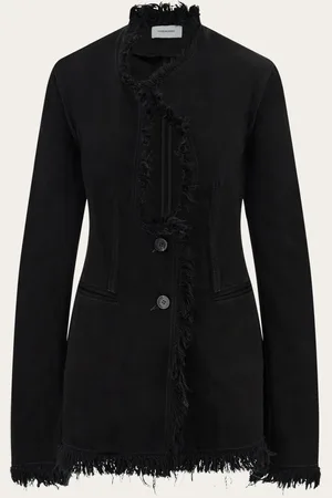 Salvatore Ferragamo Damen Fransenblazer