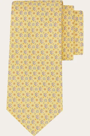 Salvatore Ferragamo Herren Seidenkrawatte mit Schildkrötenprint