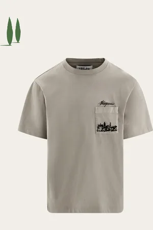 Salvatore Ferragamo Herren T-Shirt mit Tuscany-Print