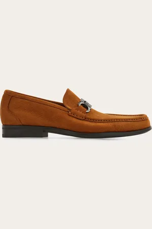 Salvatore Ferragamo Herren Loafer mit Gancini-Trense Größe 39
