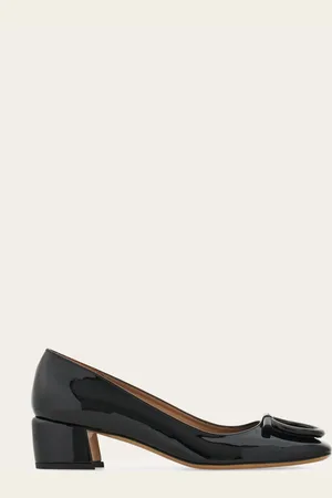 Salvatore Ferragamo Damen Maxi Gancini Pumps Größe 34.5